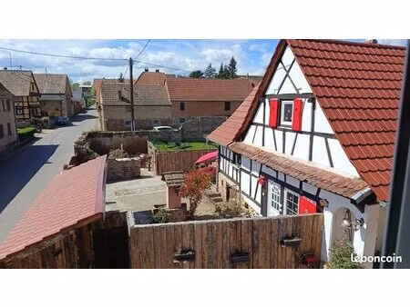 maison alsacienne entièrement renovee