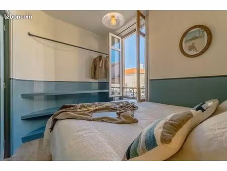 location bail mobilité juillet et août - beau t3 centre biarritz proche des halles