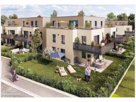 magnifique t3 de 72 m² avec grand jardin privatif