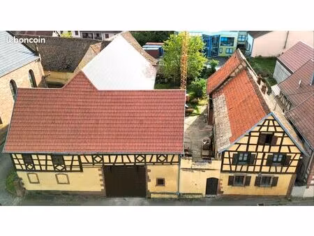 corps de ferme alsacien avec grande grange – plus de 700 m² exploitables – imbsheim