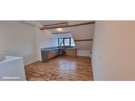 appartement t3 duplex rénové — 58 55 m² habitables / 75 m² au sol — saint-saulve centre