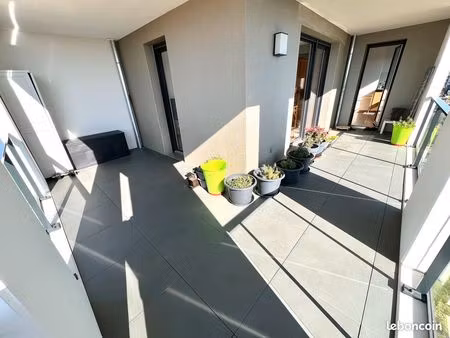 rare exceptionnel 4p contemporain neuf 99m2 avec 2 terrasses 12m2 + 21m2 face aux champs+2
