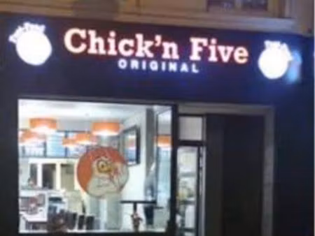 fast food fond de commerce