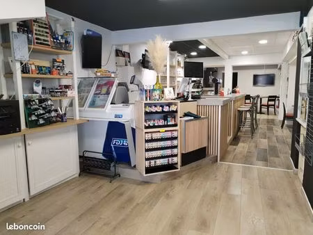 rare - fonds de commerce bar-presse-fdj avec murs commerciaux et logement indépendant