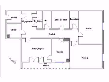 appartement f3 80m2