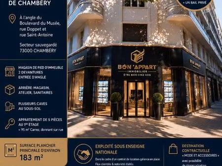 fonds de commerce chambery