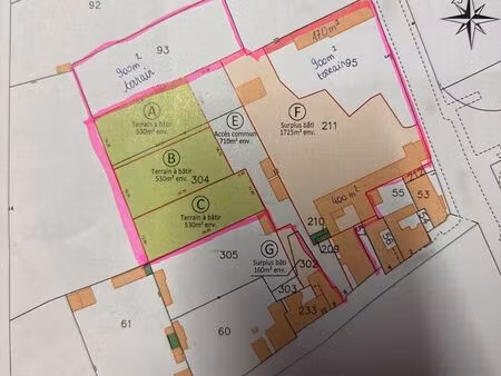 terrain 2300 m² elbeuf