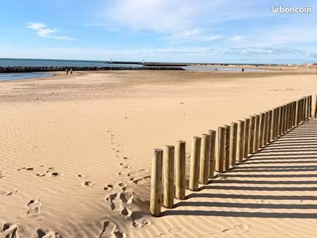 studio en bord de plage– montpellier – vendu prêt à l’emploi  meublé et équipé