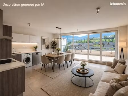 appartement 3 pièces 70m² montagnole