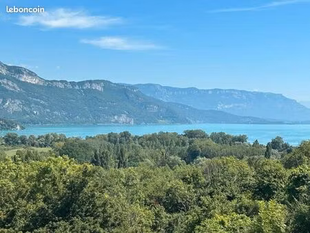terrain vue lac du bourget