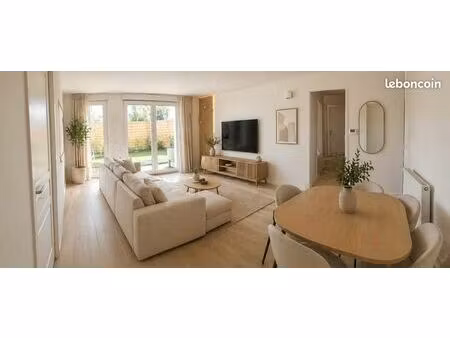 à vendre – appartement 4 pièces en rez-de-jardin (79 m²) avec grand jardin – résidence réc