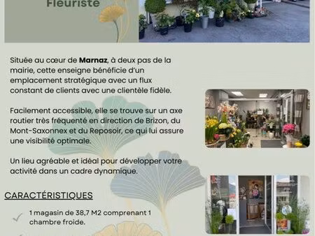 vente fonds de commerces fleuriste