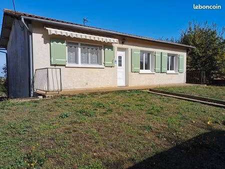 maison avec 3 chambres et terrain