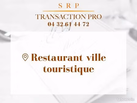 fonds de commerce restaurant l isle sur la sorgue