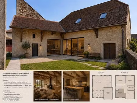 grange  avec très beau potentiel
