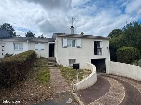 maison à louer – pavillon avec sous-sol  terrain et garage – châtellerault