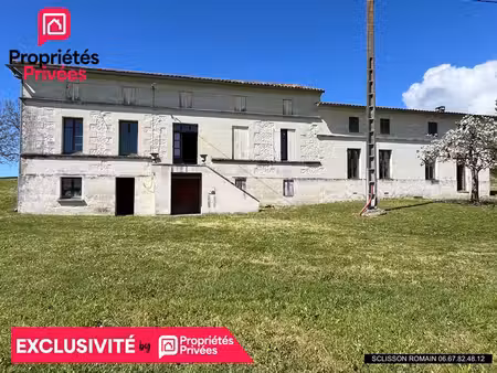 exclusivité propriété saint thomas de conac - 310m2 de dépendances- terrain 3871m2