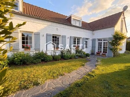 semi plain pied individuel - 3 grandes chambres - jardin - grand garage - local independan