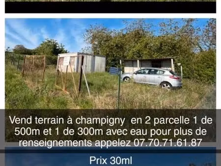 terrain 2 parcelle
