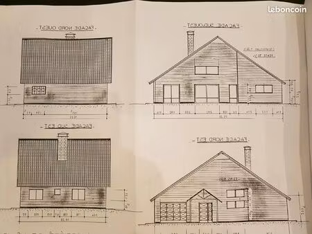 vends maison ossature métallique