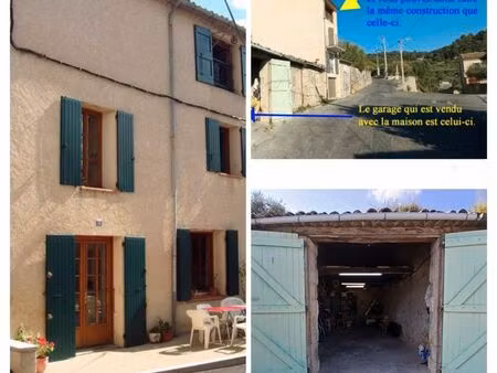 maison de village avec garage