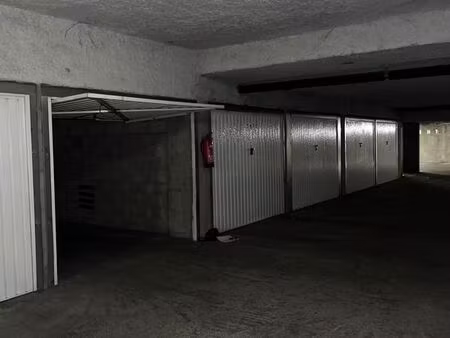 garage box sous terrain