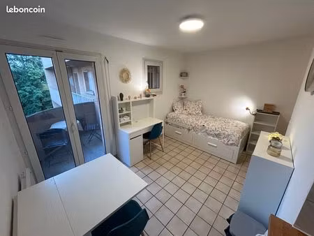 à louer meublé - studio de 18m² muret hyper centre 570 cc