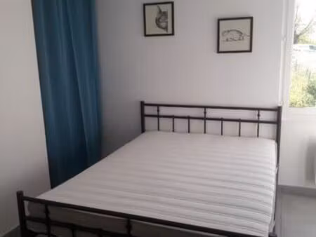 location appartement f3 meublé + jardin