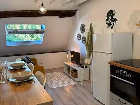 studio meublé 30m² refait à neuf  chambre séparée — athis-mons