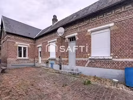 vente maison 5 pièces 71 m² travecy (02800)