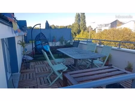 appartement tours nord avec terrasse