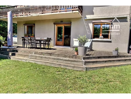 a vendre passy (74190) appartement 3 pieces rez-de-jardin