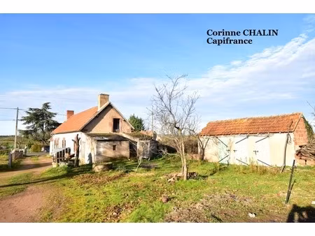 longère à vendre 4 pièces 75m2 sur 1500m2 de terrain liernolles (03)
