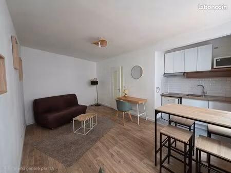 studio 30 m² refait à neuf