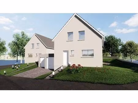 terrain avec maison neuve à vendre