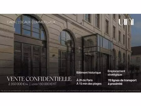vente bureaux et commerces à caen (14000) : à vendre / 740m² caen