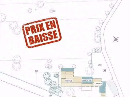corps de ferme 500m2 sur un terrain clos 1.5 ha