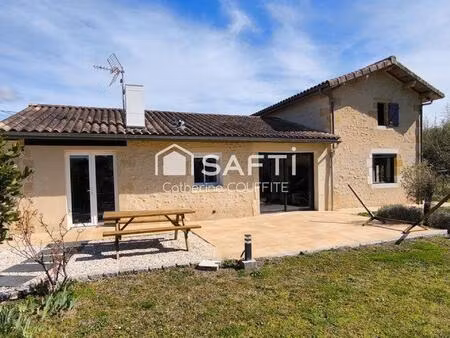 maison en pierre rénovée + maison récente + chai   projet familial ou airbnb