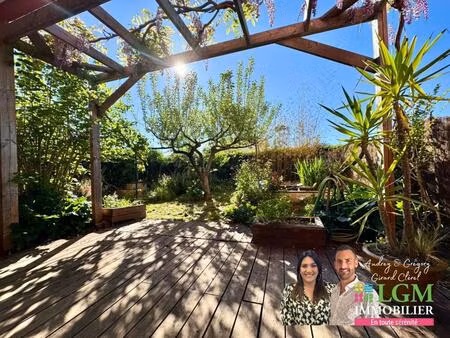 comme une maison ! t2 avec jardin de 80 m² et terrasse bois