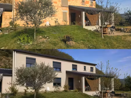 ardeche  issamoulec - maison de 2019 de 244 m² sur 30 hectares - exploitation agricole éle