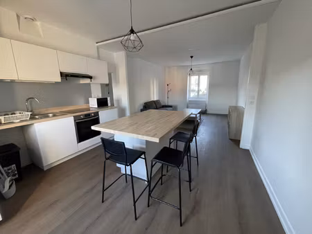 limoges - appartement t3 meublé