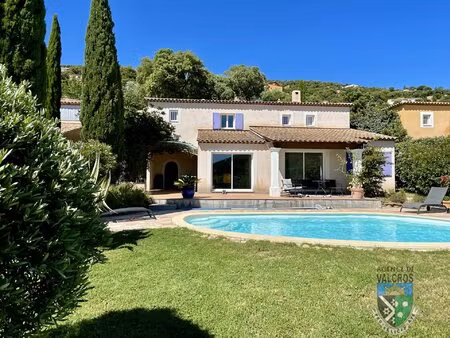 maison de type 4 avec garage et piscine - exposition sud