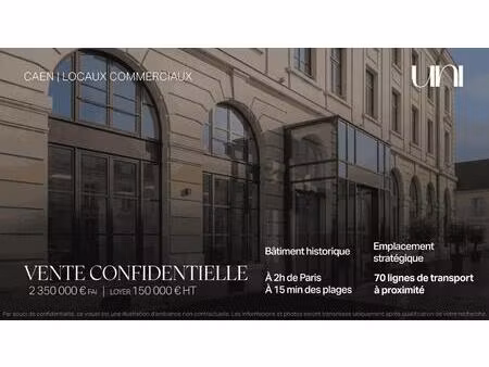 locaux commerciaux dans un bâtiment d'exception