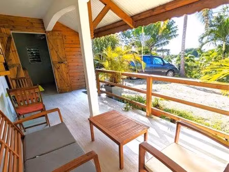 appartement tropical avec piscine dans résidence calme
