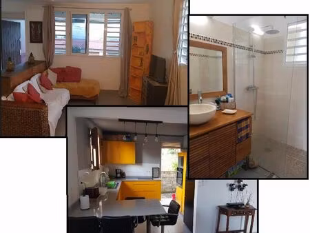 location maison individuelle 4 pièces avec jardin à gourbeyre