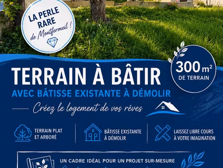 terrain à bâtir à montfermeil (93370)