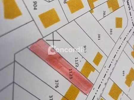 terrain constructible à vendre