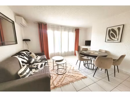 vente appartement 3 pièces 53m2 canet-en-roussillon 66140 - 190000 € - surface privée