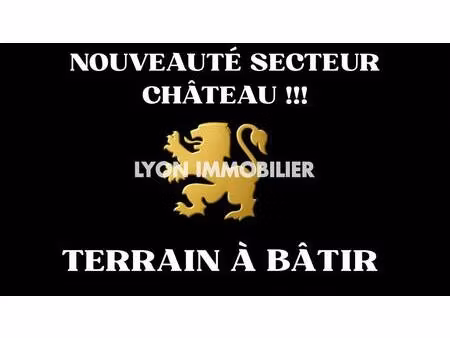 terrain à bâtir secteur château