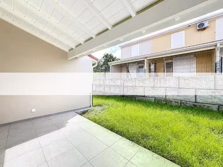 morne à l'eau - maison mitoyenne t3 avec jardin